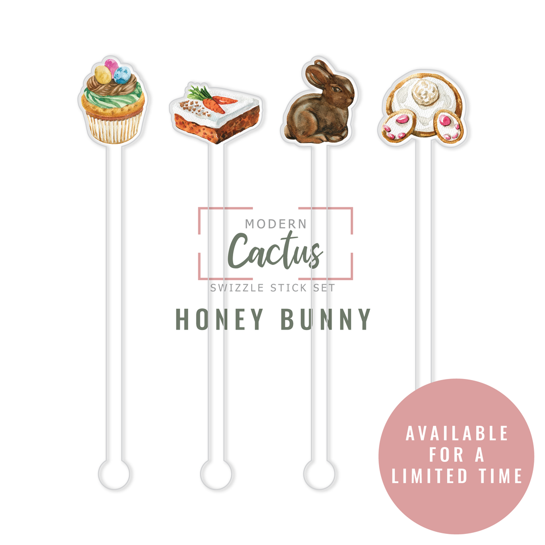 Swizzle Stick Set | Honey Bunny