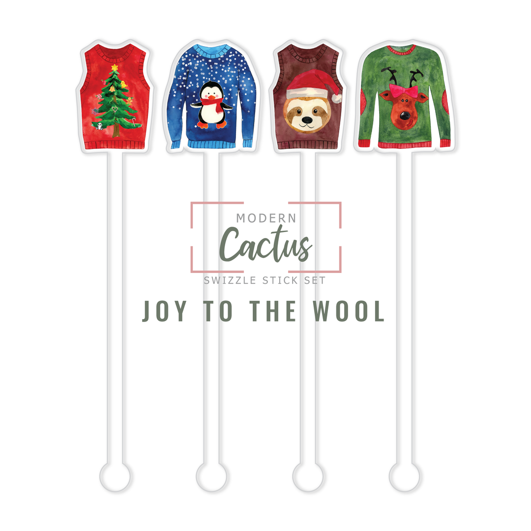 Swizzle Stick Set | Joy To The Wool