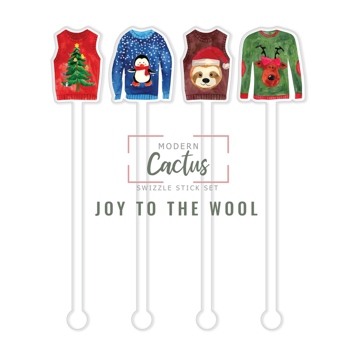 Swizzle Stick Set | Joy To The Wool