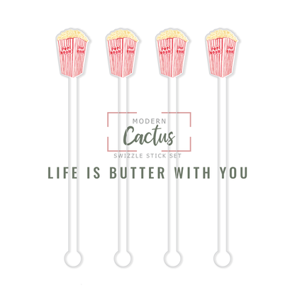 Swizzle Stick Set | Life Is Butter With You