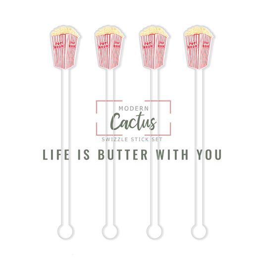 Swizzle Stick Set | Life Is Butter With You