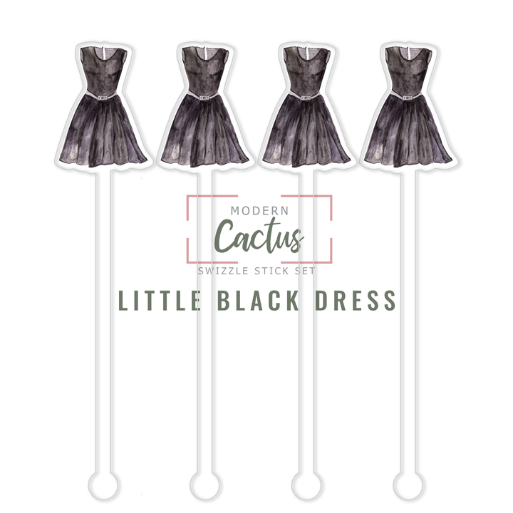 Swizzle Stick Set | Little Black Dress