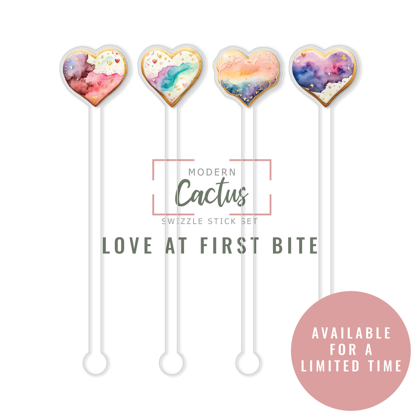 Swizzle Stick Set | Love at First Bite