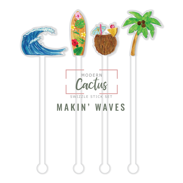Swizzle Stick Set | Makin' Waves