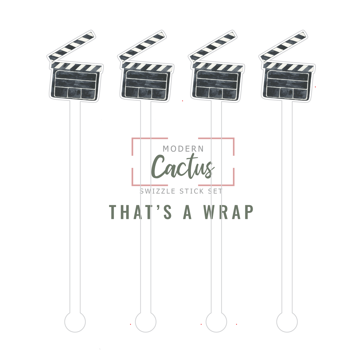 Swizzle Stick Set | That's A Wrap