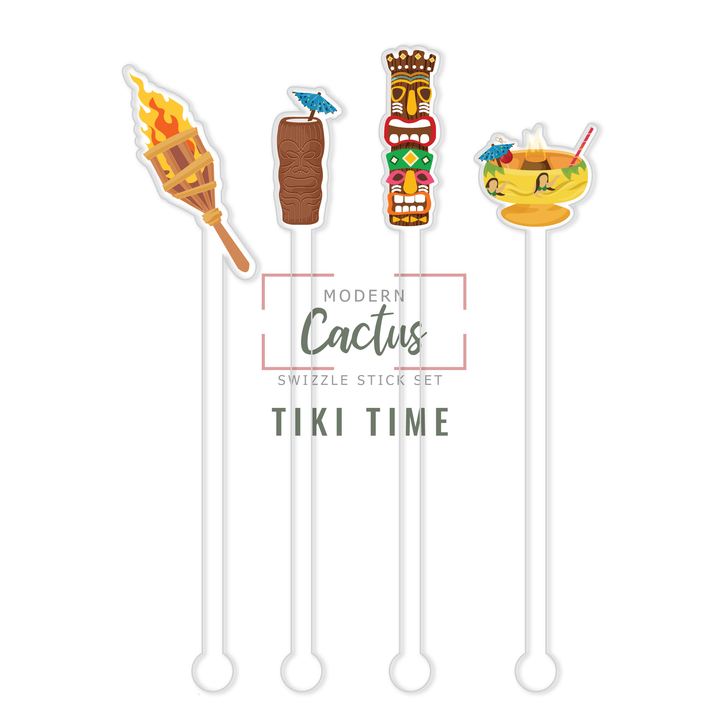 Swizzle Stick Set | Tiki Time