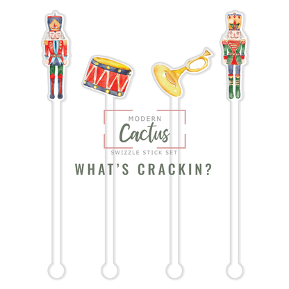 Swizzle Stick Set | What's Crackin'?