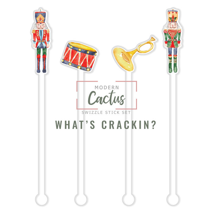 Swizzle Stick Set | What's Crackin'?