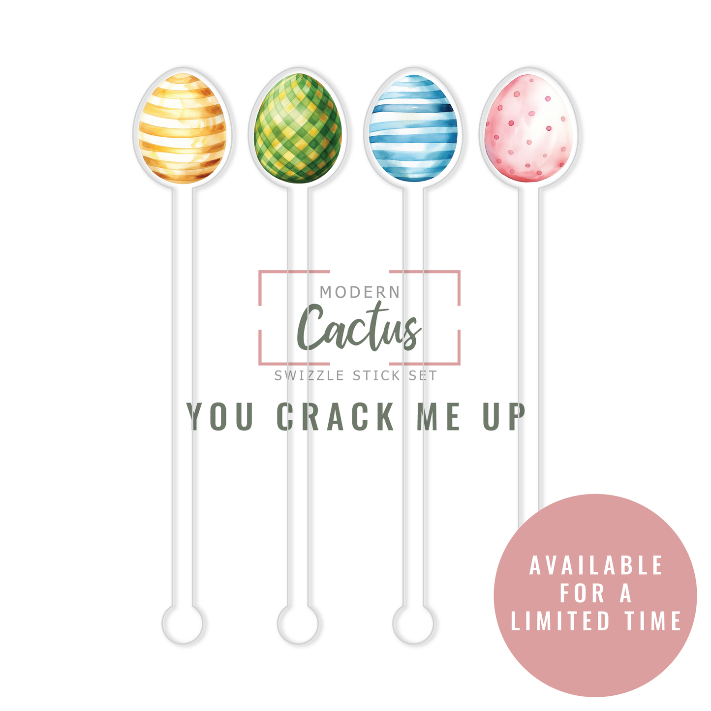 Swizzle Stick Set | You Crack Me Up