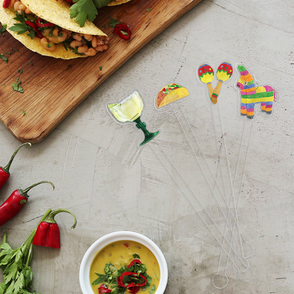 Swizzle Stick Set | Taco 'Bout a Fiesta